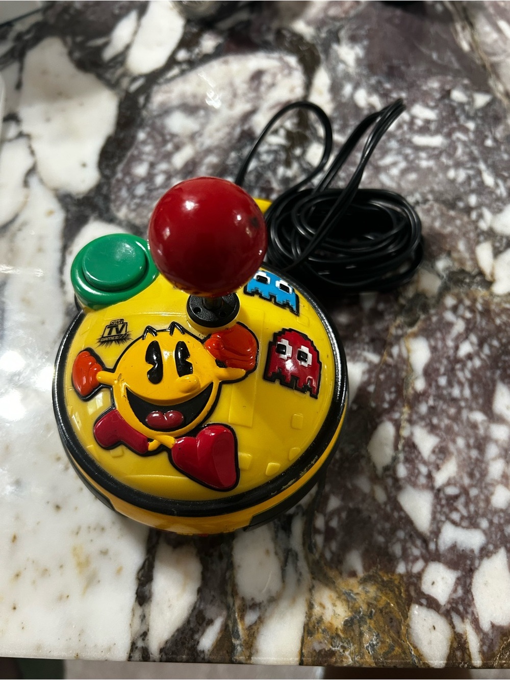 Vintage 2007 Jakks Pacific Namco Pac-Man Plug & Play TV Games Built In Control